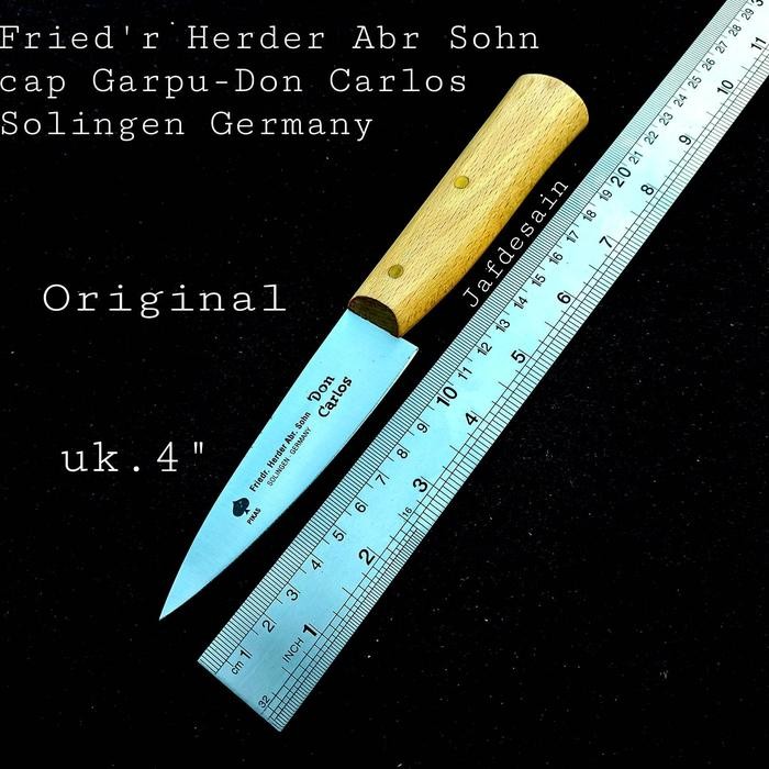 Pisau cap Garpu Asli 4" Solingen Jerman