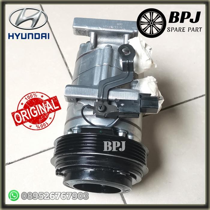 Compressor Kompresor Ac Hyundai All New Grand I10 2014 2015 Up Ori Hcc Kode 090