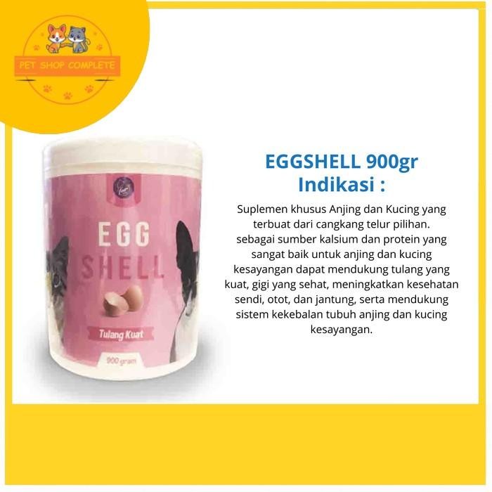 Eggshell 900Gr Kalsium Anjing Kucing