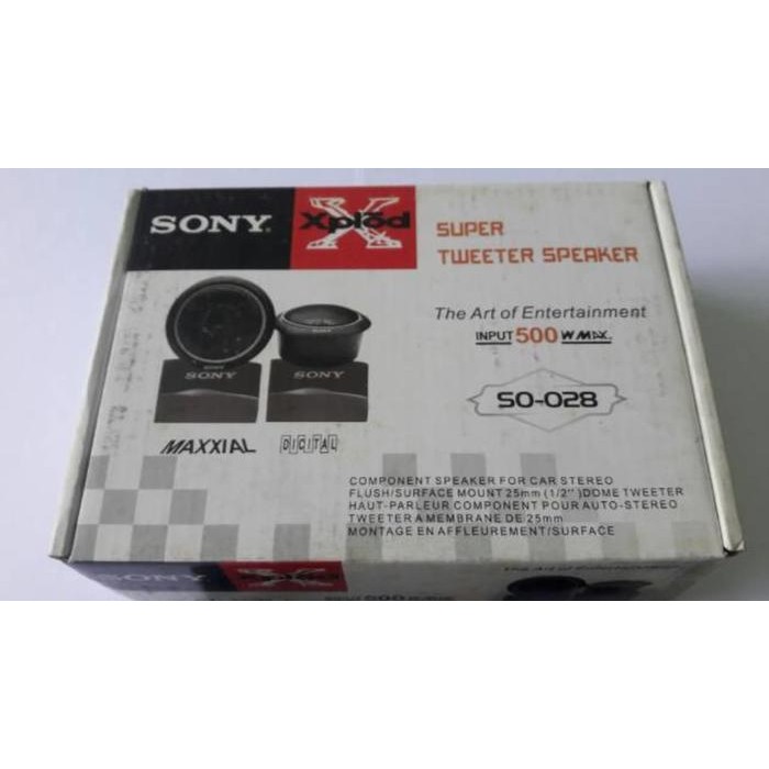 TWEETER MOBIL SONY SO028 500WATT SUARA BERSIH DAN JERNI borwsu 3515ju