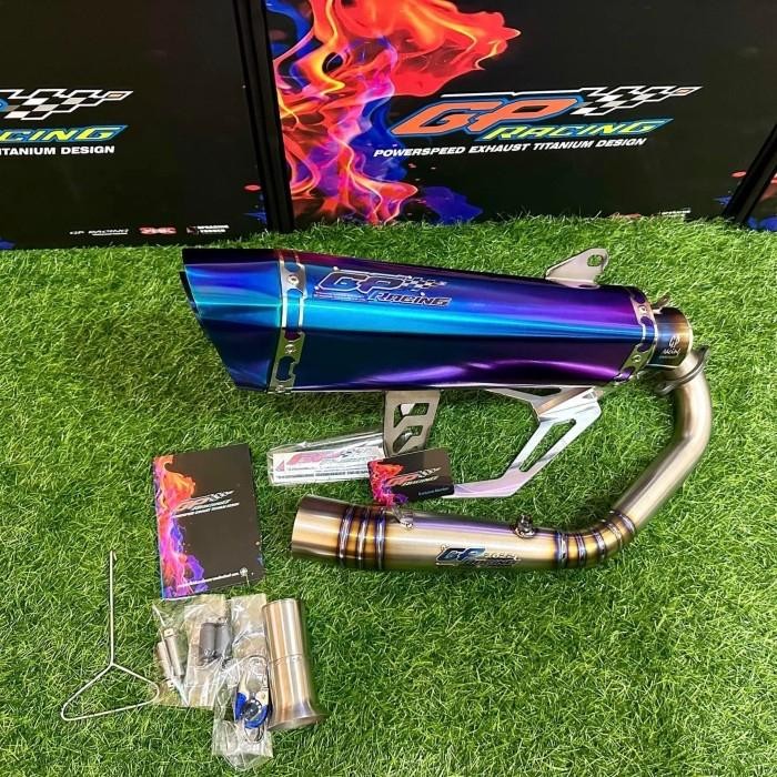 Knalpot Racing Xmax GP Racing GP RACING Titanium Original