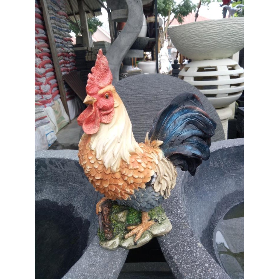 Jual [READY] patung ayam jago mini
