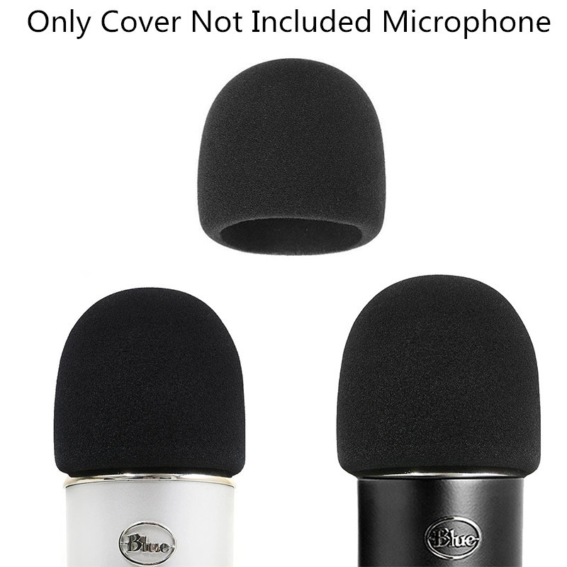 Foam Microphone Windscreen For Blue Yeti Yeti Pro Condenser Microphone Cover Pop Filter Mic Cover