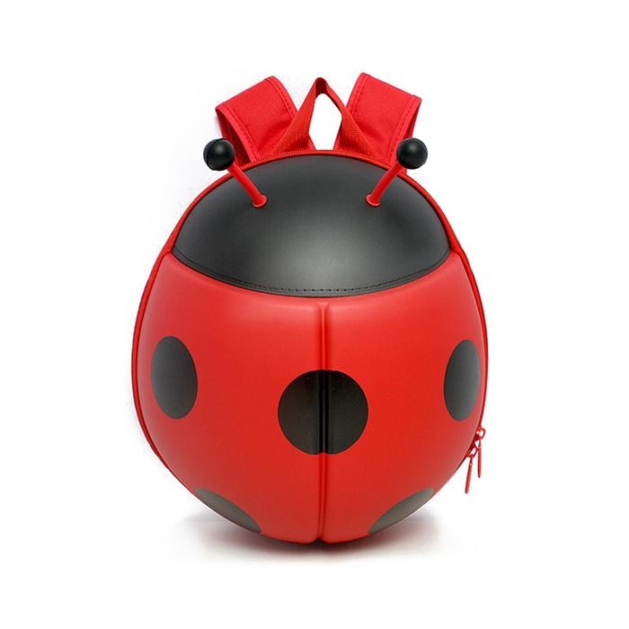 Supercute Sool Bag ildren Ladybug backpack Tas Sekolah Anti Air