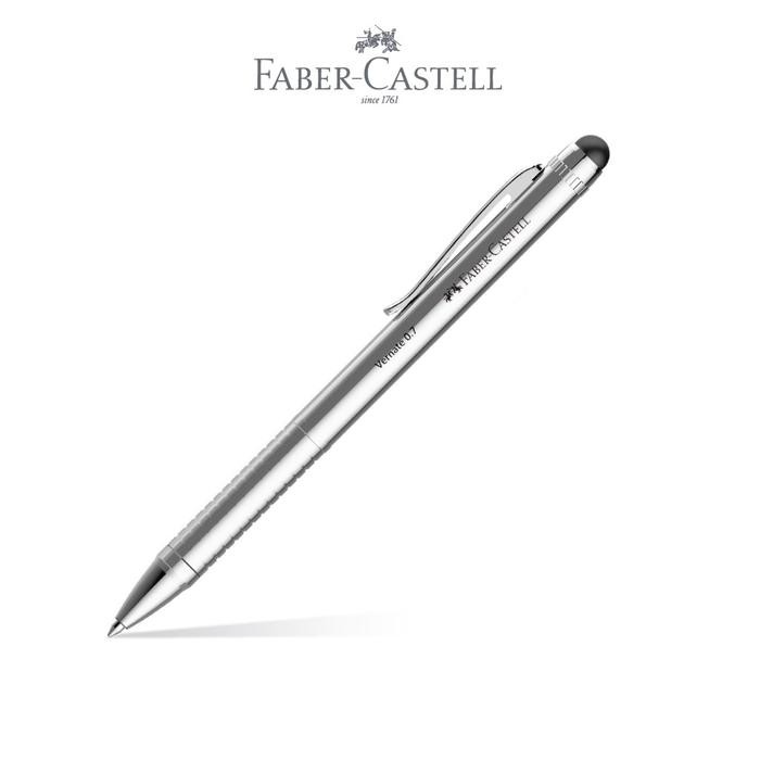

Faber-Castell Ballpoint Stylus Pen Vernate Silver Metalic