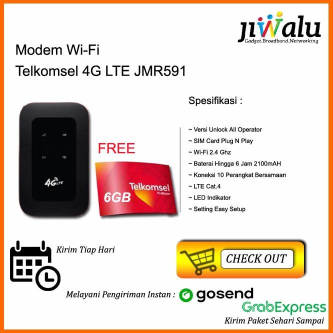 Modem fi 4g unlock all operator free telkomsel 14GB