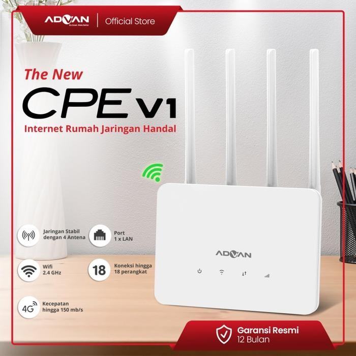 ADVAN CPE V1 MODEM ROUTER WIRELESS MODEM 4G WIFI UNLOCK ALL OPERATOR
