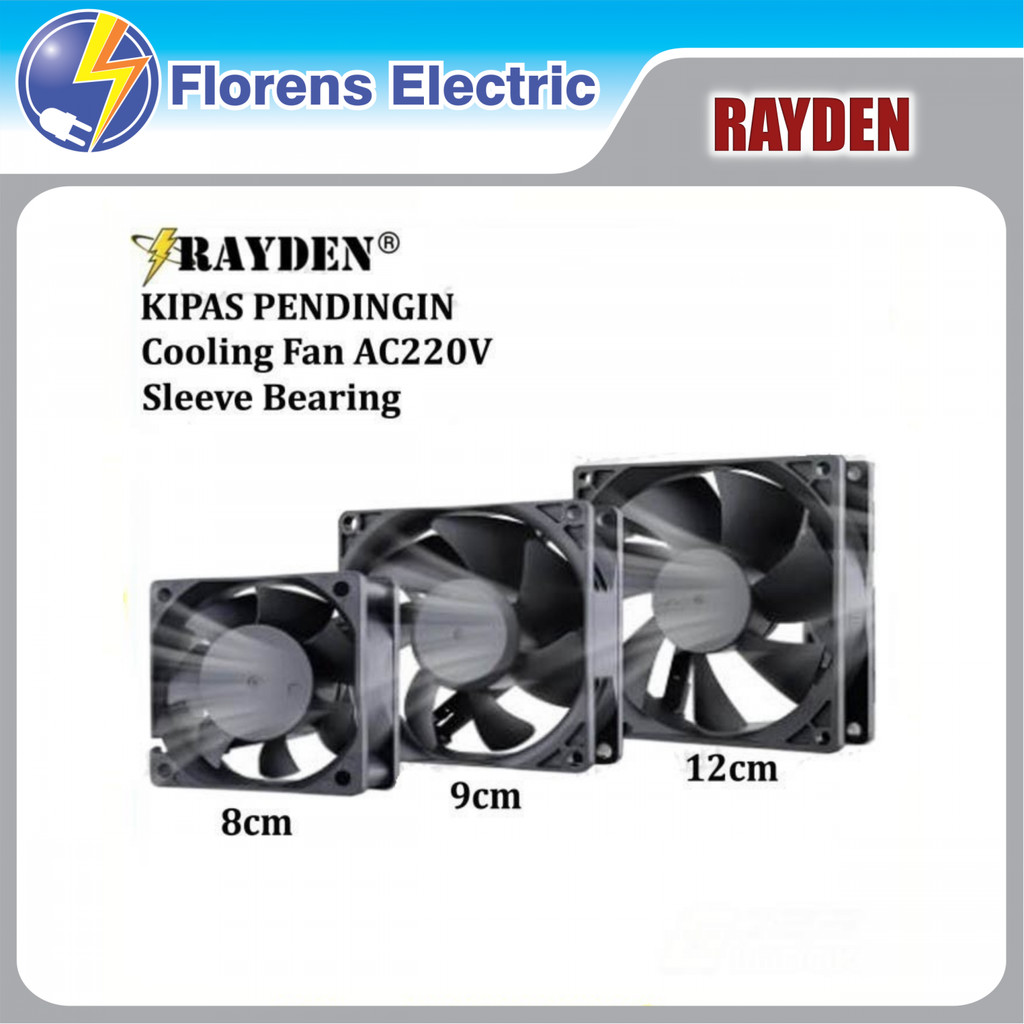 Rayden 220V Mini Cooling Fan Ac 220 V Exhaust Kipas Pendingin Viral Fyp