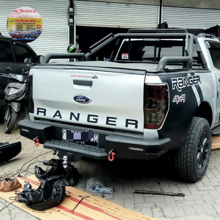 Ready Bumper Bemper Belakang Ford Ranger T5 T6 T7 T8 Model Hamer Best Quality