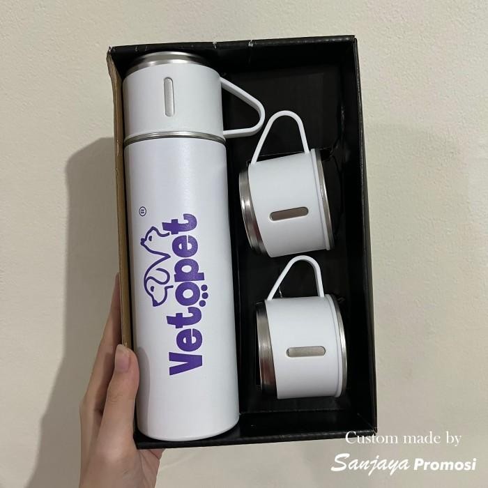 

(Expert) Tumbler Vacuum Flask Set Termos Sultan Botol Custom UV Print Berwarna