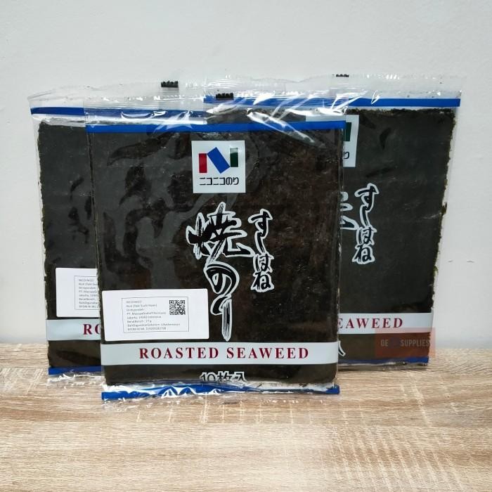 

(Expert) Sushi Nori Nico Nico Roasted Seaweed 10lbr- Yaki Sushi Hane Rumputlaut