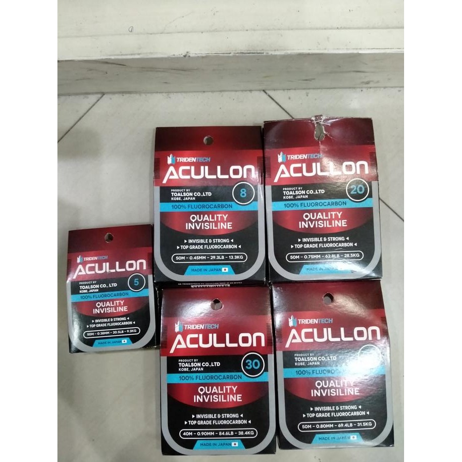 Leader Tridentech Acullon 100% Fluorocarbon /Senar Pancing
