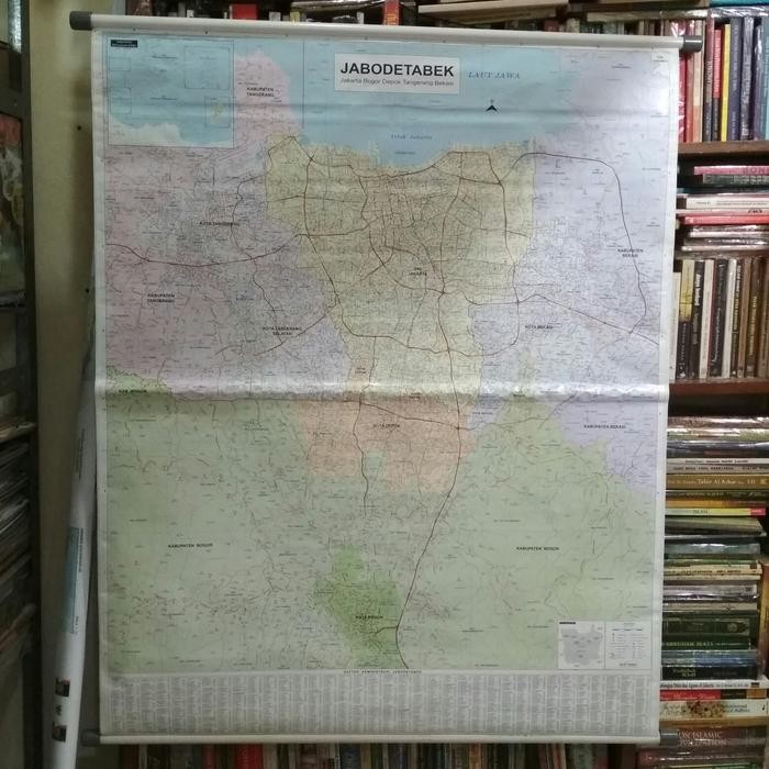 

TERLARIS! Peta Jabodetabek Bingkai Paralon