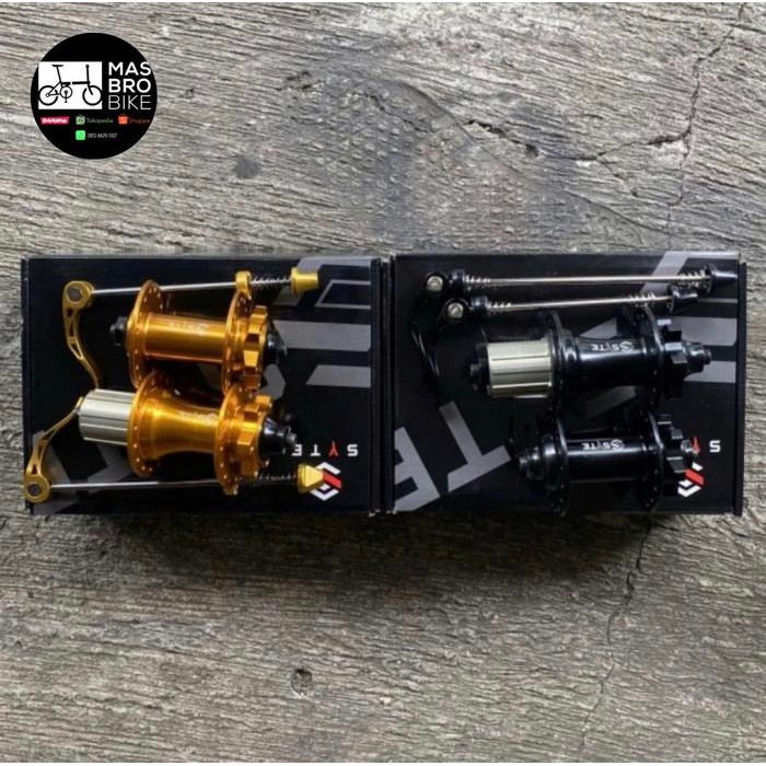 HUB SYTE 32 HOLE DISCBRAKE HUB FREEHUB SYTE SEPASANG