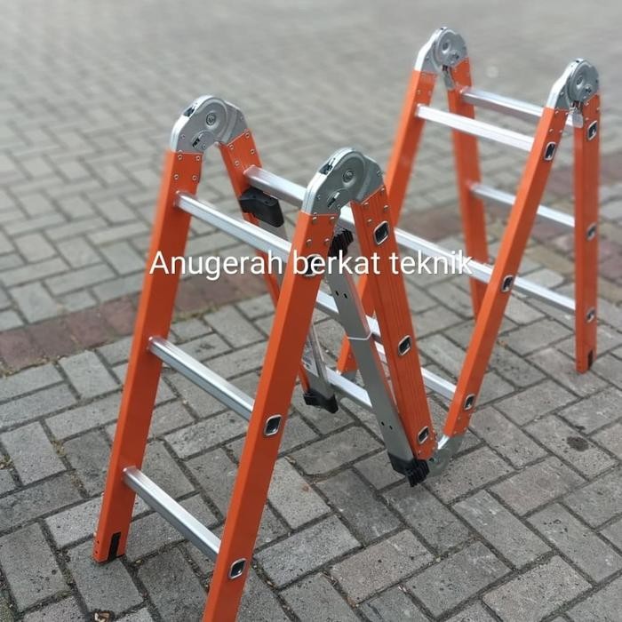 

Terlaris Tangga Lipat Multifungsi Meter 3.47 Multipurpose Ladder Alumunium