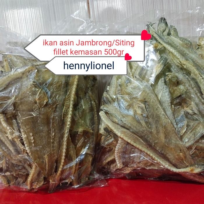 

ikan asin jambrong/siting fillet kemasan 500gr