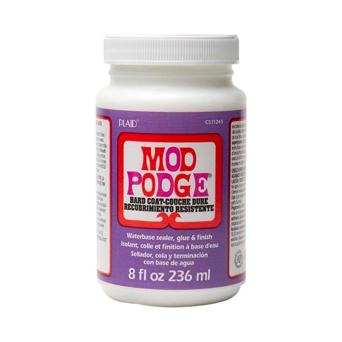 

MOD PODGE HARD COAT 8 OZ WATERBASE SEALER GLUE AND FINISH