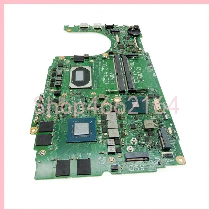 19795-1 With i7-10750H CPU GTX1650/GTX1650Ti-V4G GPU Laptop Motherboard For Dell G3 3500 G5 5500