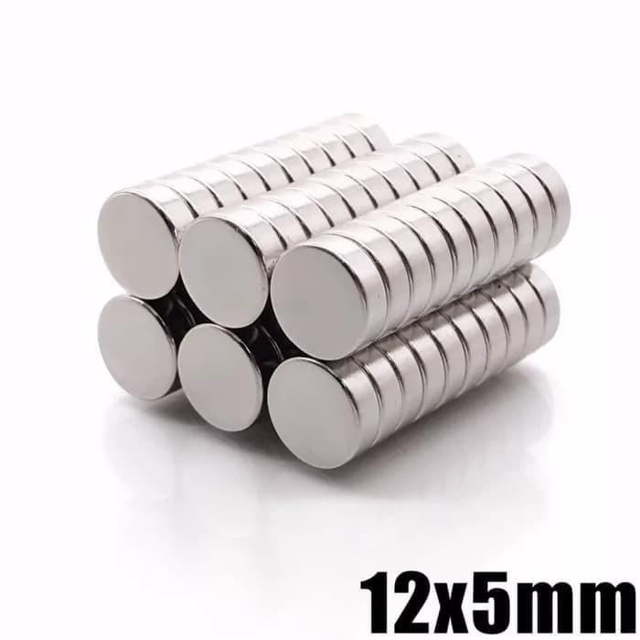(Expert) Magnet Neodymium Bulat Ketebalan 4mm dan 5mm