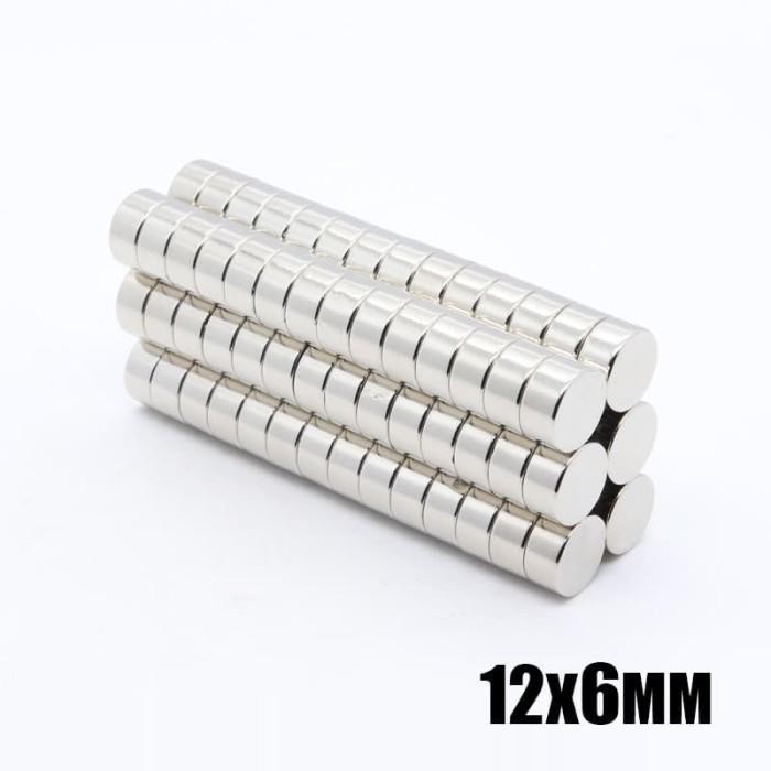 (Expert) Magnet Neodymium Bulat Ketebalan 6mm dan 8mm