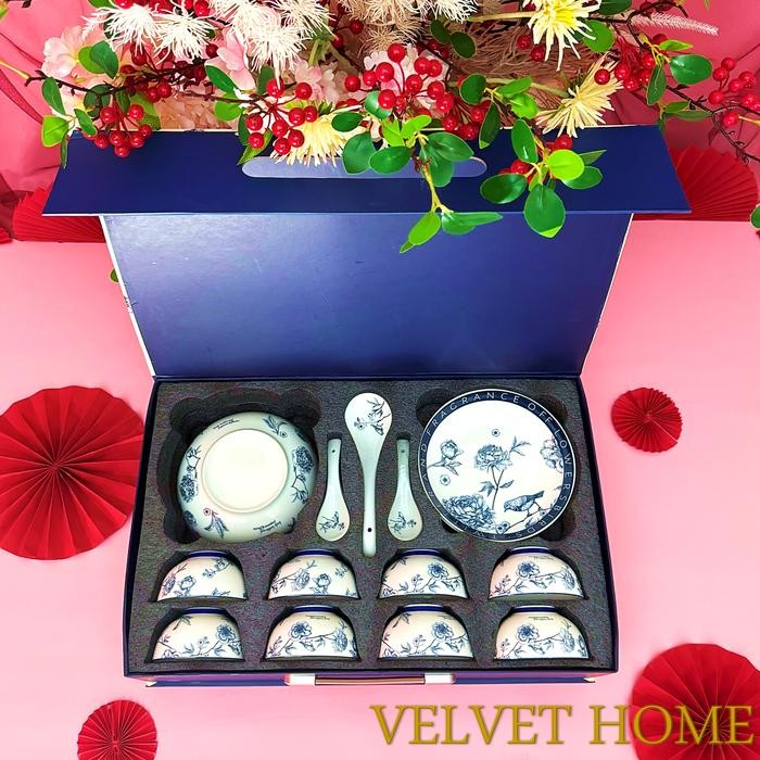 

Hampers dining set peralatan piring makan mangkok piring tableware hamper gift set kado natal