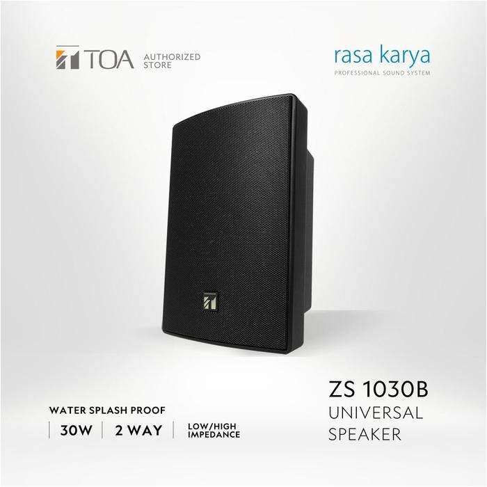 Speaker Toa Zs-1030 Zs1030 B W Zs1030B Zs1030W 1030B 1030W