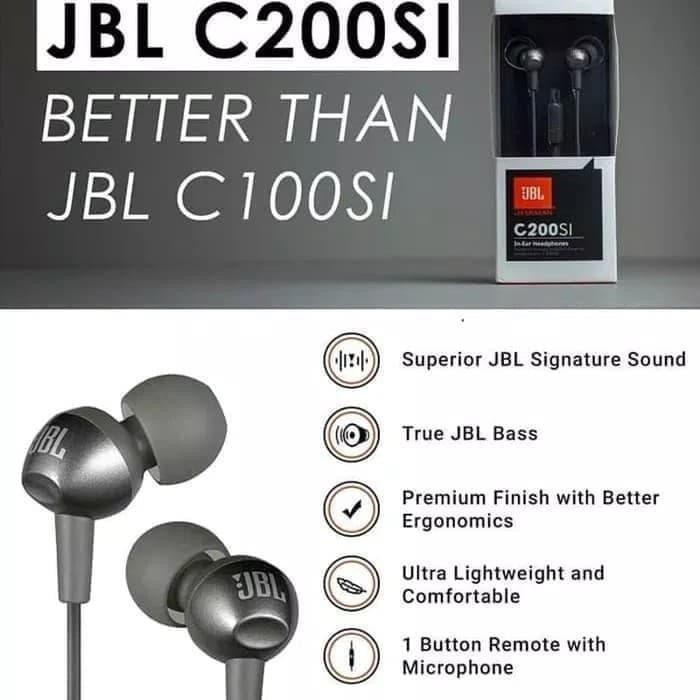 Jbl C200Si In Headphones With Mic