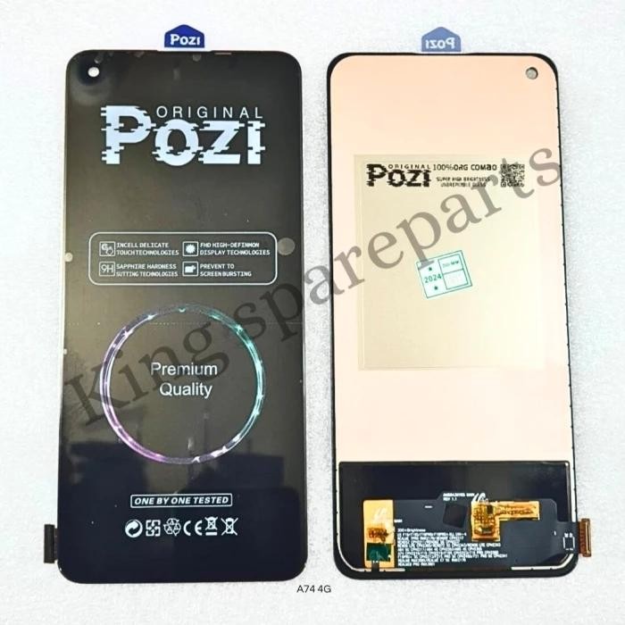 ORIGINAL POZI LCD TOUCHSCREEN OPPO A74 4G A94 A95 F19 PRO RENO 5F 6Z 7Z REALME 7 PRO REALME 8 / 8