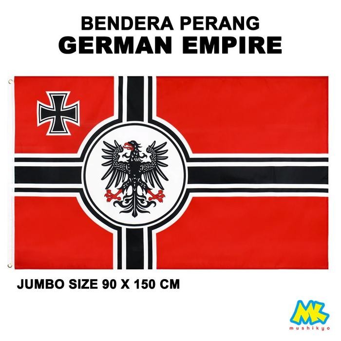 

Terlaris Bendera Perang Jerman / German Empire War Flag SALE