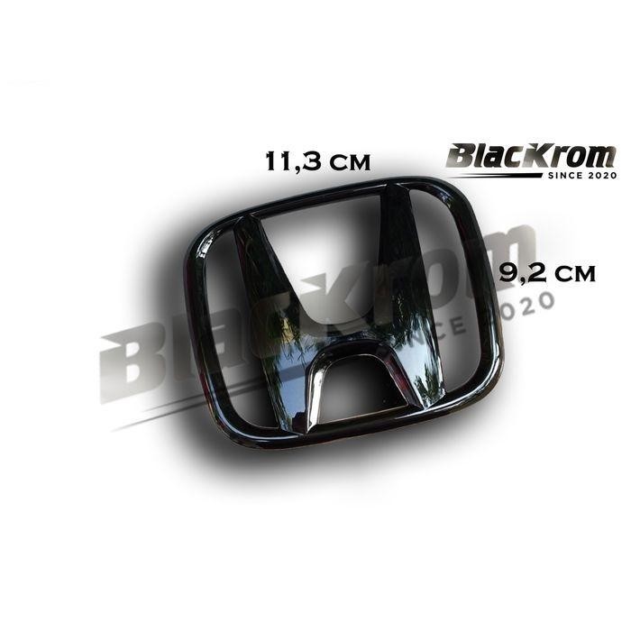 Logo Emblem Black Chrome Depan Honda Jazz GE8