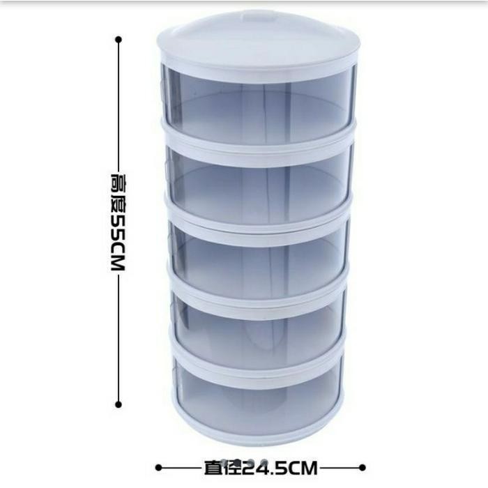 PREMIUM Tudung Saji 5 Susun Rak Makanan Susun 5