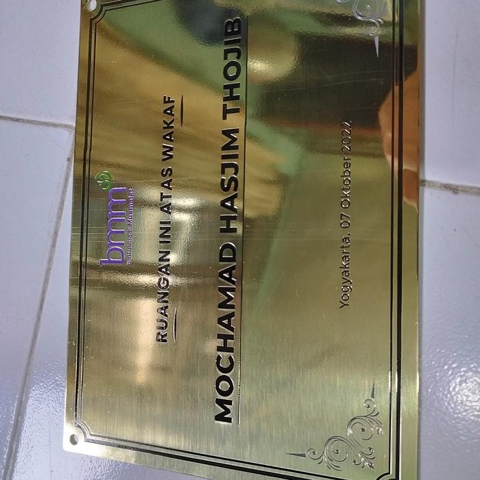 PREMIUM cetak plat Kuningan etching