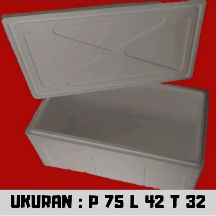 PREMIUM Styrofoam Sterofoam Box Kotak Ikan Tempat Penyimpanan Es Jumbo Ag 75