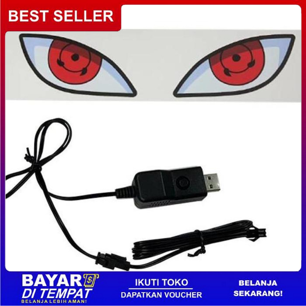 FREE ONGKIR STIKER LAMPU LED MOBIL DAN MOTOR/LAMPU YANG DAPAT DISESUAIKAN/LAMPU LED KEREN/STIKER