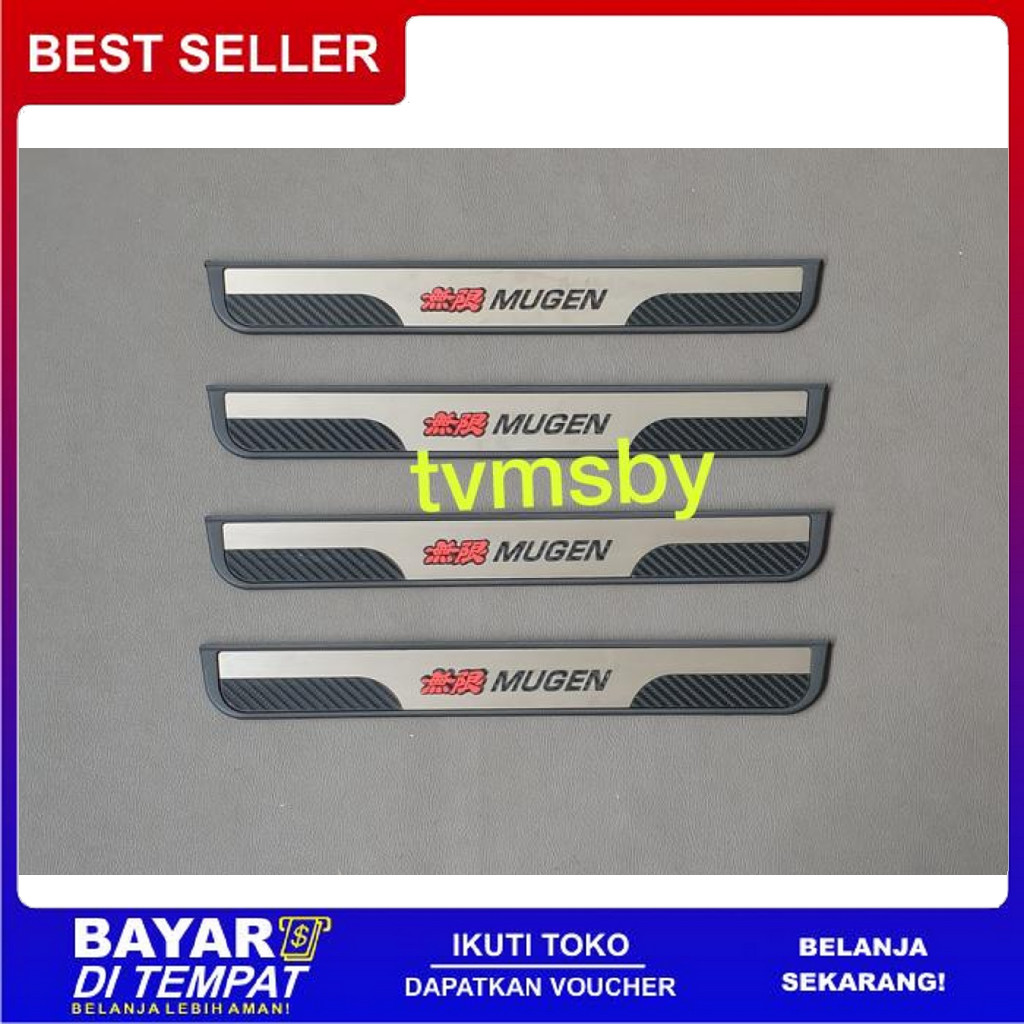 FREE ONGKIR SILL SCUFF PLATE SAMPING BRIO MOBILIO JAZZ NON LED MUGEN BISA COD