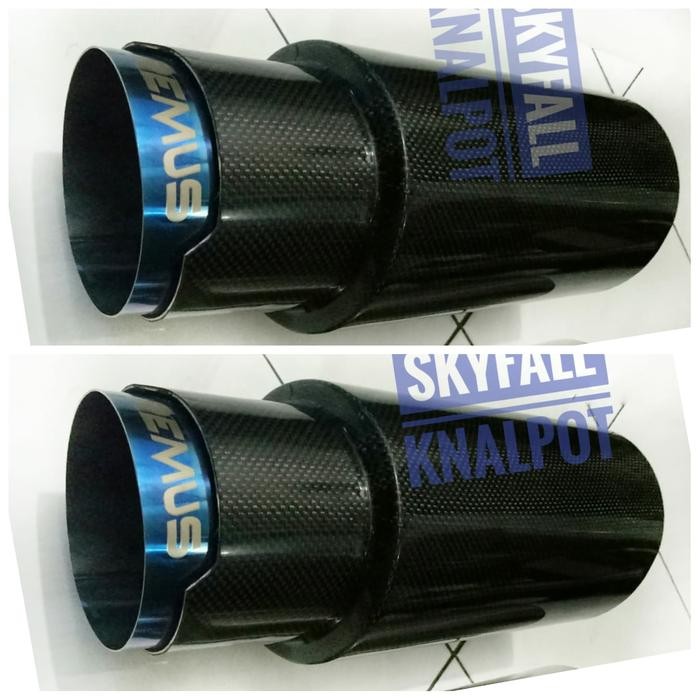 PREMIUM Knalpot Racing Mobil REMUS KARBON KEVLAR SILENCER ONLY
