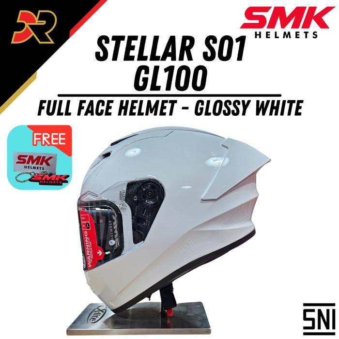 PREMIUM Helm SMK Stellar GL100 With Spoiler Helm Motor Full Face SNI