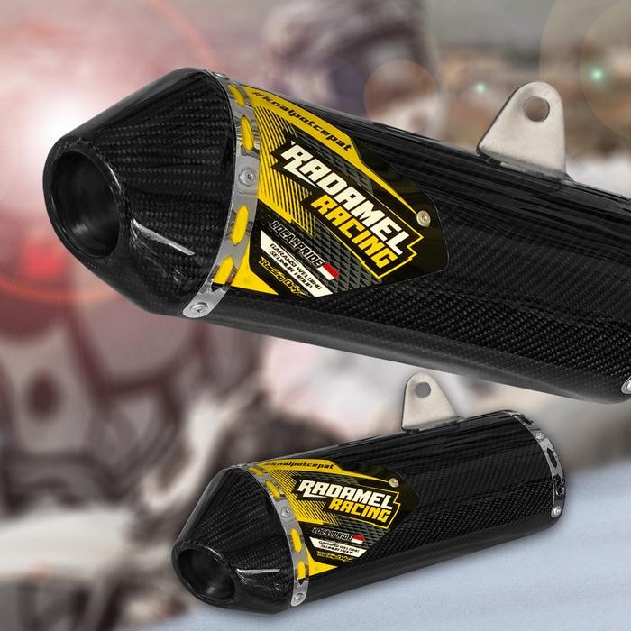 PREMIUM SLINCER KNALPOT RACING CRF KLX WR155 RADAMEL RACING OVR FULL CARBON