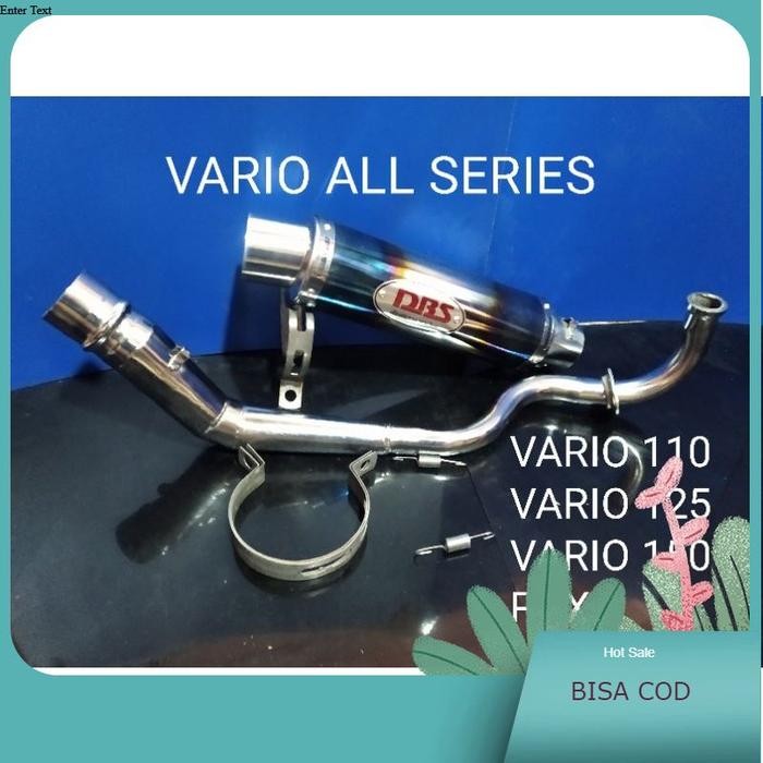 PREMIUM KNALPOT RACING DBS VARIO ALL SERIES vario.110.vario.125.vario.150.pcx