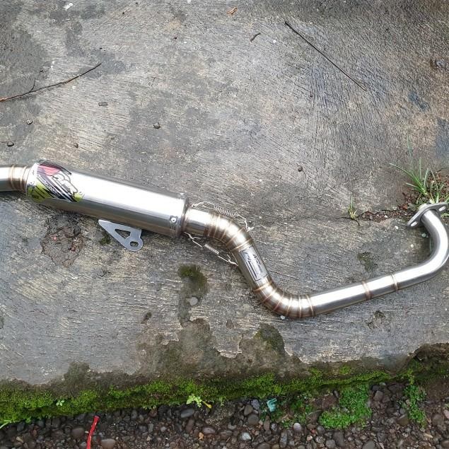 PREMIUM Knalpot Racing Mio Sporty Soul 200cc Stainless Kompetisi