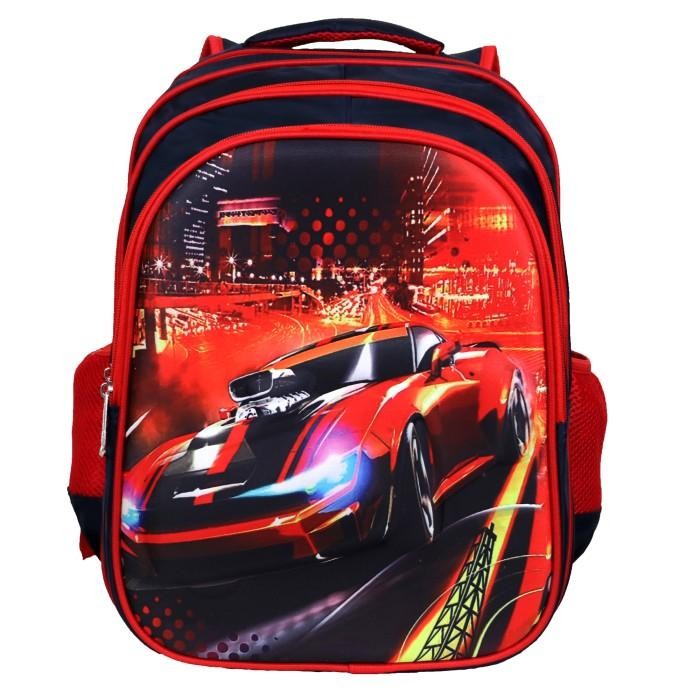 ASLI Tas Sekolah Ransel Anak SD Laki-Laki Karakter Cars 3D Emboss + Lampu READY STOCK