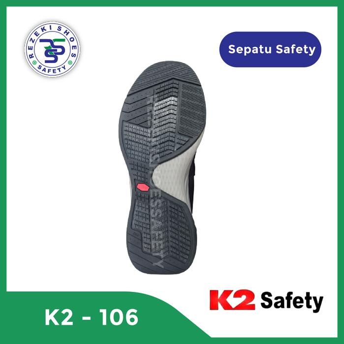 Sepatu Safety K2 106 Boa Navy - Sepatu Sport Safety K2-106 Boa Navy Shoes - Sepatu Safety