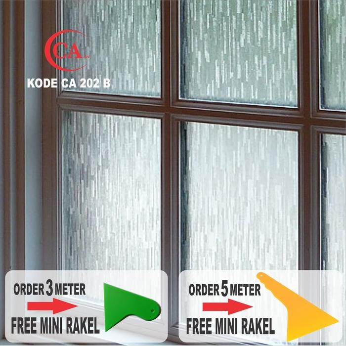 BEST SELLER STIKER KACA MOTIF AIR HUJAN PRIVASI COCOK UNTUK JENDELA & KAMAR MANDI