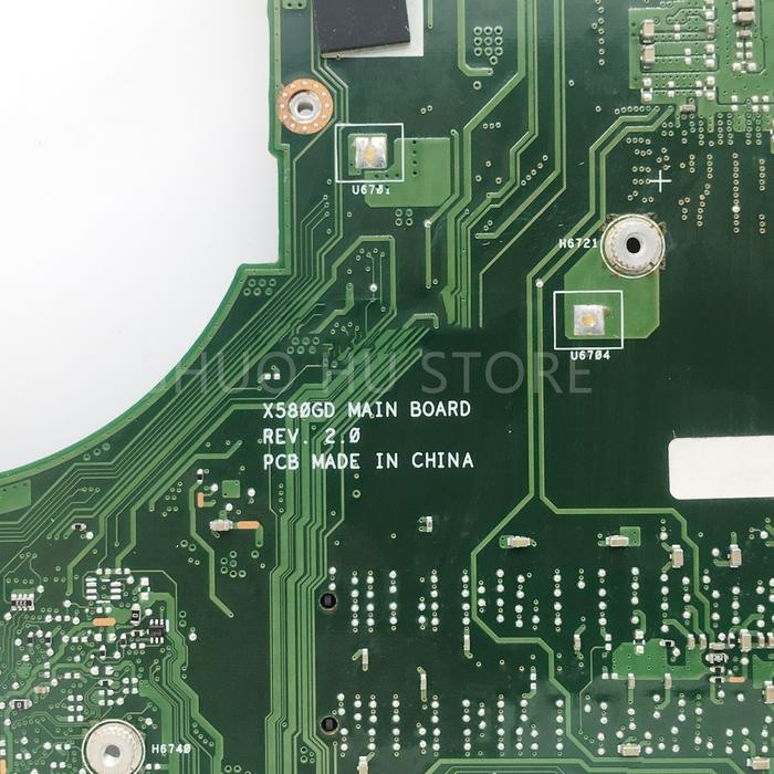 Ku X580Gd Notebook Mainboard For Asus X580 X580G X580Gd Laptop Motherboard With I5-8300H I7-8750H