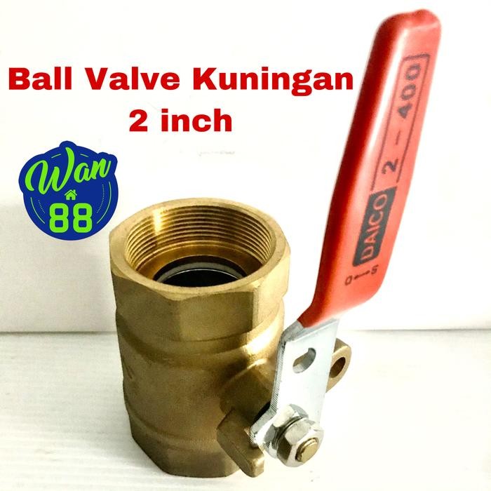BALL VALVE 2" KUNINGAN