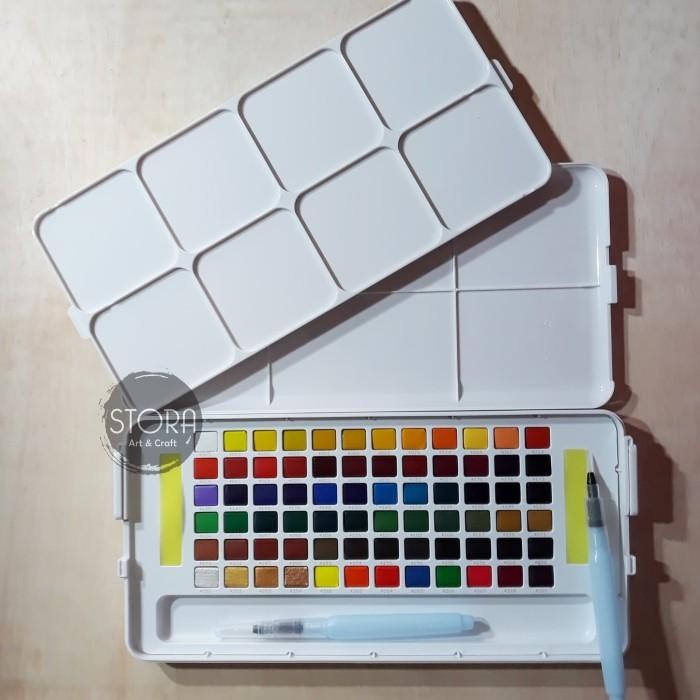

HOT SALE! Sakura Koi Watercolors 72 Studio Set Sketch Box Cat Air Watercolor