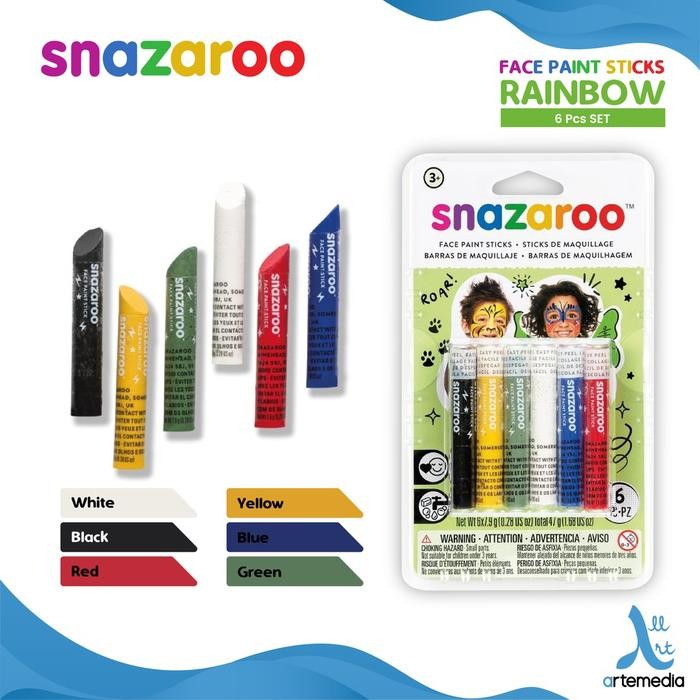 

PROMO! Snazaroo Stick Face Body Paint Color Set