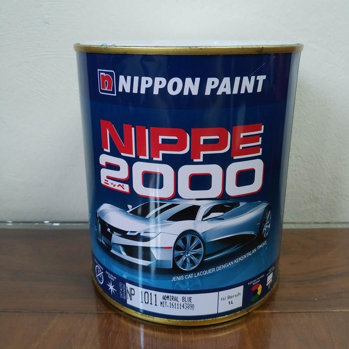CAT DUCO NIPPE 2000 NIPPON PAINT 1L VARIAN BLUE ( BIRU )