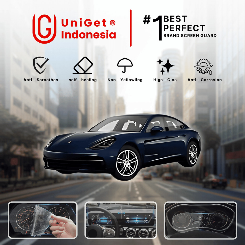 UniGet EPU BIO GENESIS Hydrogel for Porsche Panamera (2017-2021) / Screen Guard (Nanotech+ 100% Recy