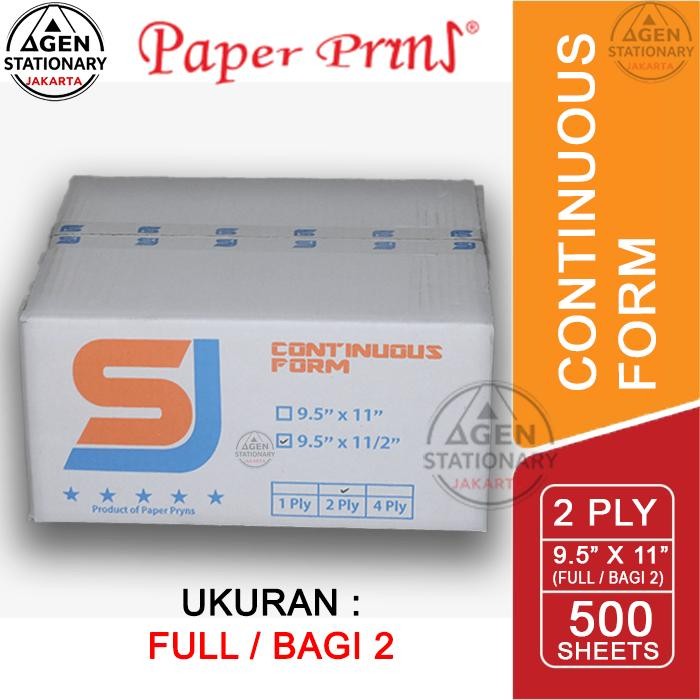 

Kertas Continuous Form Sj 9.5 X 11 2 Ply Full Bagi 2 Faktur Surat Jalan Hvs Rangkap 2